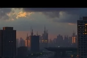 《老钟表匠》横版封面，工作台上的齿轮与镊子
